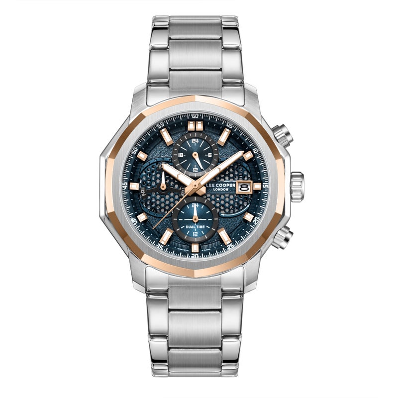 Lee Cooper ساعة معدنية متعددة الوظائف للرجال LC08256.590 - 43 مم - Image 1